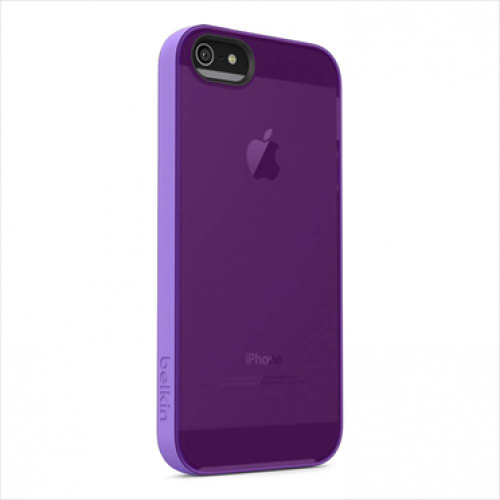 Belkin Grip Candy Sheer for iPhone 5 5s Volta Purple Lightning