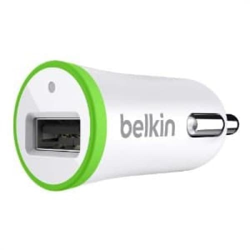 Belkin Car Micro Charger White 2.1 AMP for Apple and Android Devices