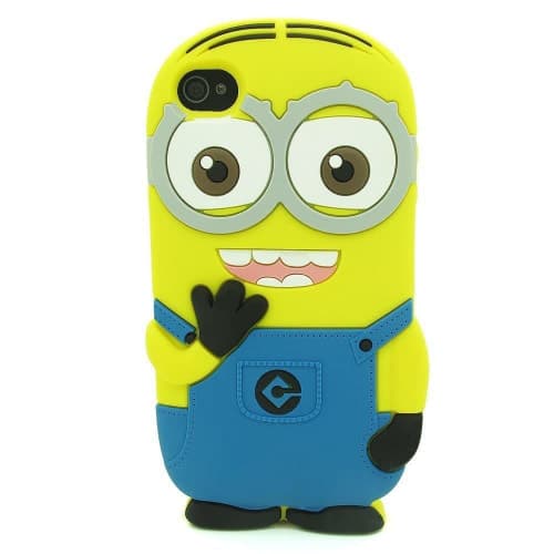 3D Two Eyes Minion Despicable Me Case for iPhone 4 4s
