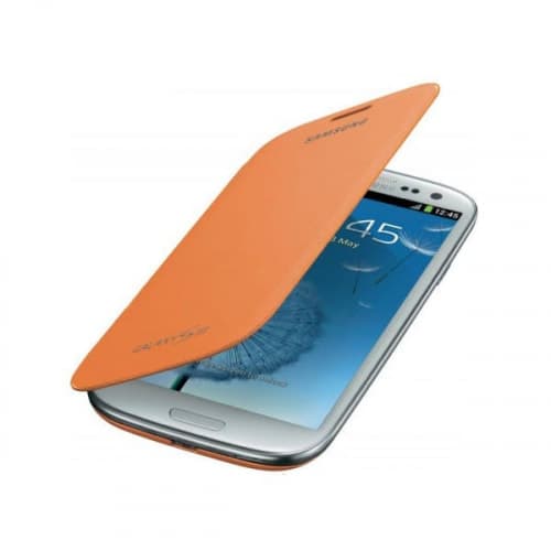 Samsung Galaxy S3 S III Flip Cover - Orange