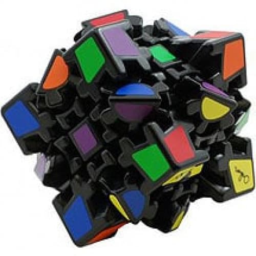 Gear Shift Cube - Meffert's Anisotropic Rotation Brain Teaser Puzzle - WackyDot
