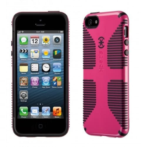 Speck Products CandyShell Grip for iPhone 5 - Raspberry/Black