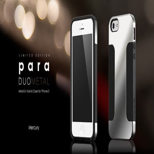more Para Duo Metal for iPhone 5 Mercury Silver