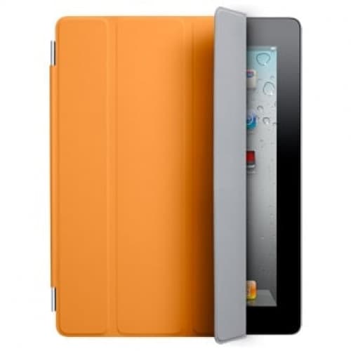 Smart Cover for Apple iPad 2 and the new iPad - Polyurethane Orange