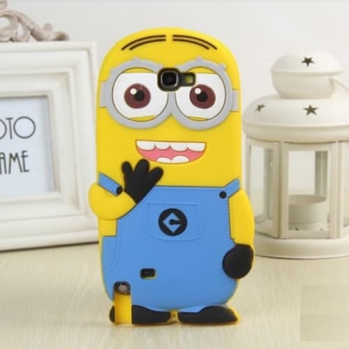 3D Two Eyes Minion Despicable Me Case for Galaxy Note 2