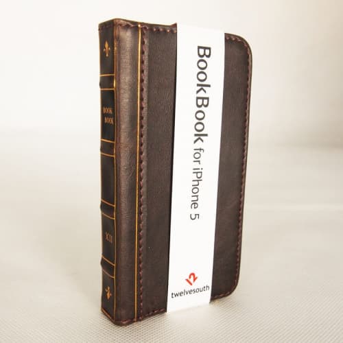 BookBook Leather Wallet ID Case Brown iPhone 5