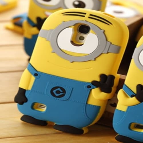 3D One Eye Minion Despicable Me Case for Galaxy S4