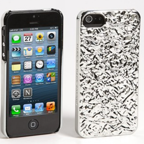 Marc Jacobs Foil Phone Case for iPhone 5 and 5s Silver