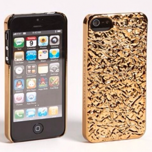 Marc Jacobs Foil Phone Case for iPhone 5 and 5s Gold