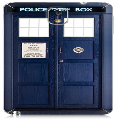Tardis Doctor Who Police Box Time Machine for Samsung Galaxy Note 2 Case