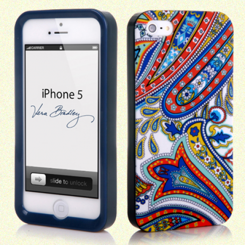 Vera Bradley Snap On Case for iPhone 5 5s Marina Paisley