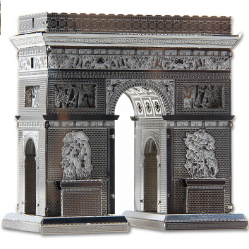 DIY 3D Stainless Steel Metal Puzzle Laser Cut-Paris Arc de Triomphe
