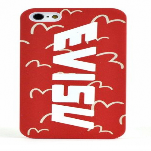 Evisu Japan Case for iPhone 5 5s Red and White