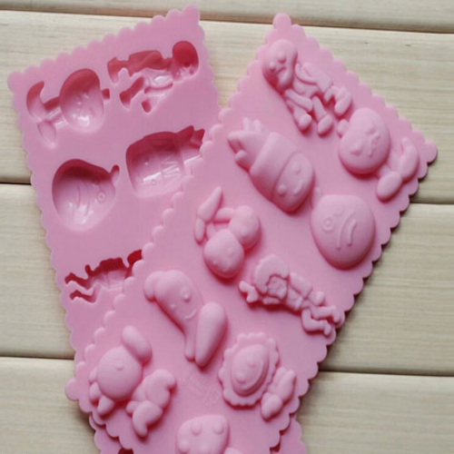 Planet vs Zombie Cute Silicone Ice Cube Tray Cake Mold