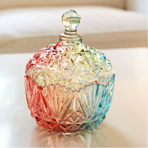 Home Decor Colorful Designer Candy Tea Leaf Container Jar 