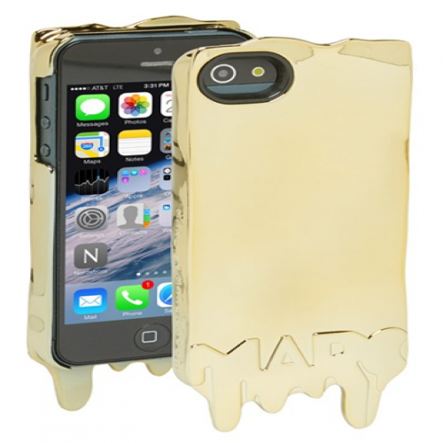 Marc Jacobs Melts Metallic Gold iPhone 5 5s Case