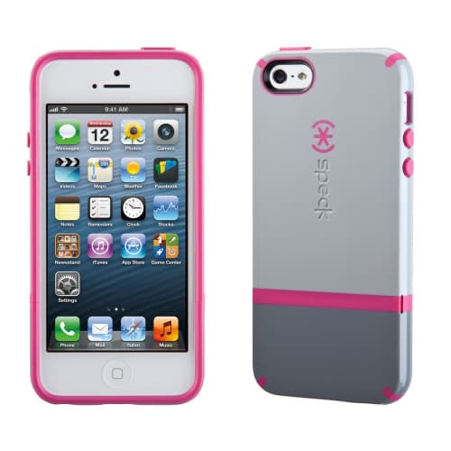 Speck Candyshell Flip iPhone 5 - Pebble/Gravel/Raspberry