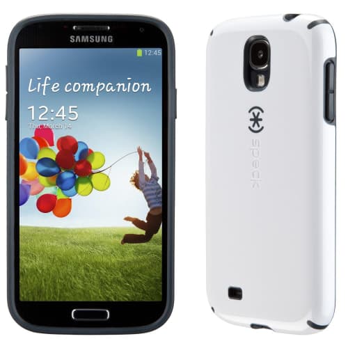 Speck CandyShell White Charcoal Case For Galaxy S4  