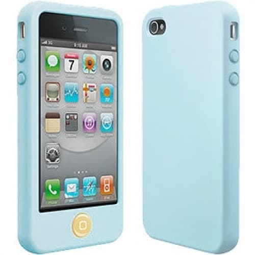 SwitchEasy Colors Pastels Baby Blue Silicone Case for iPhone 4 