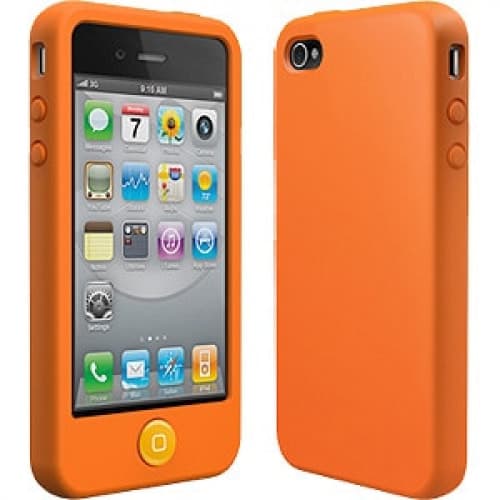 SwitchEasy Colors Saffron Orange Silicone Case for iPhone 4