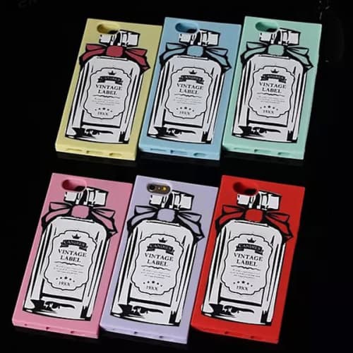 Vintage Label Classic Perfume Bottle Silicone Candies iPhone 6 4.7 Case