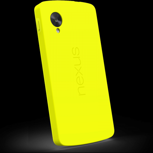 Official Nexus 5 Bumper Case Yellow