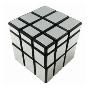 Mirror Cube Rubik's Compatible Blocks Puzzle Toy - Silver & Gold