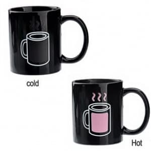Coffee Mug Temperature Changing Pink Hot Cold Mug