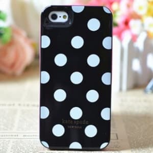 Kate Spade New York Black with White Dots Case For iPhone 5  