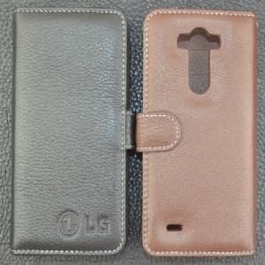 LG G3 Premium Real Leather Card Holder Case