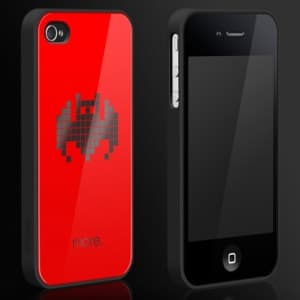 More Cubic Black Exclusive Collection TPU Case for iPhone 4/4S - Bat