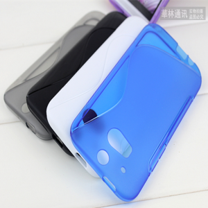 TPU Case for HTC One M8 Wave Grip Color