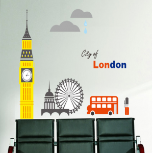 City of London Wall Decal Sticker