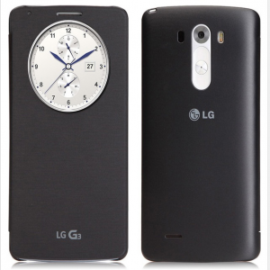 Original LG G3 Quick Circle NFC Wireless Charging Case Metallic Black