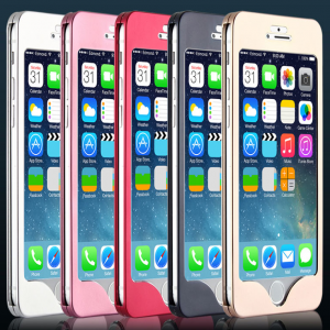 Complete Real Metal Front Back Protective Case for iPhone 6 Plus