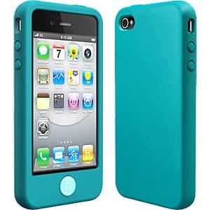 SwitchEasy Colors Turquoise Silicone Case for iPhone 4 4S