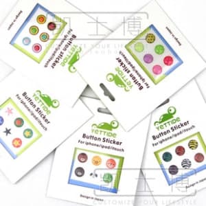 Yettide Home Button Sticker Sets for iPhone, iPad, iPad Mini, iPod Touch