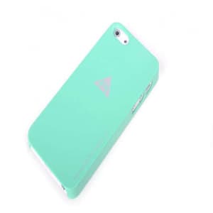 Rock Naked Shell Series Back Cover Snap Case for iPhone 5 5S - Green