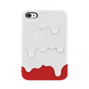 SwitchEasy Melt iPhone 4 / 4S Case - Snow White / Red