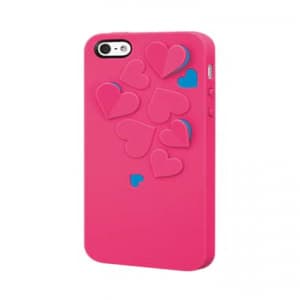 SwitchEasy Kirigami iPhone 5 5S Silicone Case - HotLove Pink