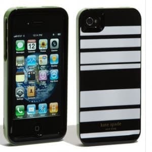 Kate Spade New York Agenda Fairmount Black Multi Hard Case for iPhone 4