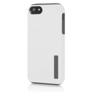 Incipio DualPro iPhone 5 5S Hard Shell Case with Silicone Core - Optical White / Charcoal Gray