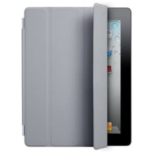 Smart Cover for Apple iPad 2 and the new iPad- Polyurethane Light Gray