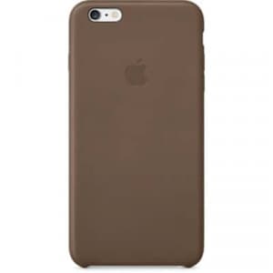 Leather Case for Apple iPhone 6 Plus Olive Brown