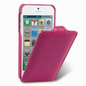 Melkco Premium Leather Case for Apple iPhone 5 5S - Jacka Type (Purple) 