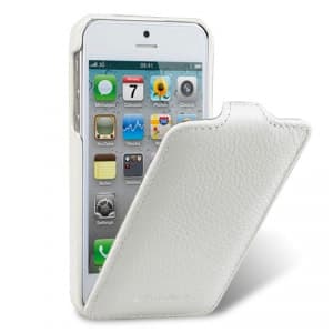 Melkco Premium Leather Case for Apple iPhone 5 5S - Jacka Type (White) 