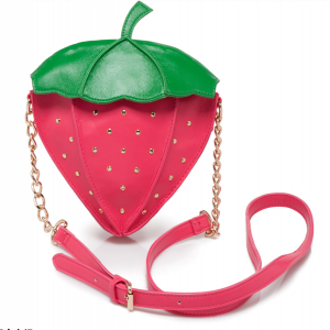 3D Cute Strawberry Women's Purse