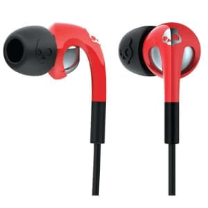 SkullCandy Fix In-Ear Red Chrome Headphones