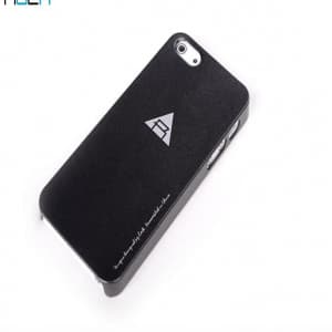 Rock Naked Shell Series Back Cover Snap Case for iPhone 5 5S - Black