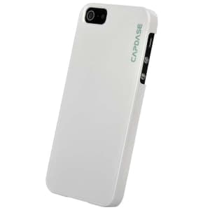 CAPDASE Karapace White Jacket-Pearl (with stand) for iPhone 5 5S